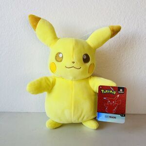 NEW Pokemon Select Shiny Holographic PIKACHU 8” Plush Wicked Cool Toys RARE